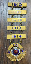 Vintage Pre WW1 Marksman Ladder Medal / Sharpshooter Badge pro aris et pro focis picture