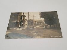 1912 Oxford NY Main St Bridge From Fort Hill Vintage RPPC Photo Postcard picture