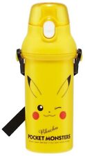 Skater Water Bottle Pokemon Pikachu Face 480ml Children's Antibacterial ... picture