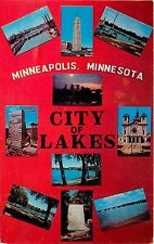Postcard MN  Minneapolis City of Lakes P00735 picture