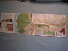 EGYPT'S NILE VALLEY THE NORTH & THE SOUTH MAP National Geographic January 1995 picture