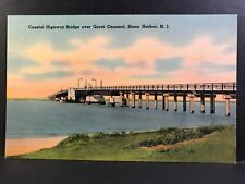 Postcard Stone Harbor NJ - Coastal Highway Bridge Over Great Channel picture
