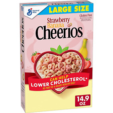 Cheerios Strawberry Banana Cheerios Cereal 14.9 OZ Box Fast  picture