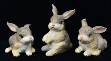 BOEHM Rabbit at Rest(2) #400-87, Sitting Rabbit #400-86  USA picture