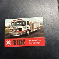 Jb98 Fama Fire Engines 1993 #48 Cornelius Oregon 1991 Intra-can Pumper picture