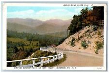 c1920 Spruce Hill Between Elizabethtown Keene Valley Adirondack Mts. NY Postcard picture
