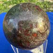 430g Natural Dragonblood Stone ball crystal Quartz polished Sphere Reiki picture