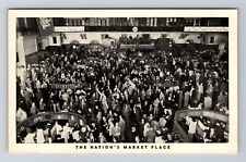 New York City NY, Stock Exchange, Market Place Vintage Postcard picture