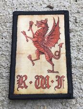 Dragon of the Royal Welsh Fusiliers Morale Patch Tactical Military Army 23rd picture