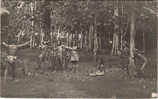 PC MALAYSIA, NATIVES DANCING, Vintage REAL PHOTO Postcard (b44216) picture