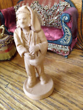 terracotta french figurine santon man vintage doll house miniature picture
