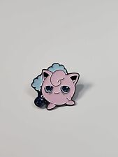 Jigglypuff Lapel Pin Pokemon Character Big Eyes Pink Black & Blue Colors picture