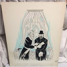 SAM NORKIN Orig. Art Ibsen Arthur Miller AN ENEMY OF THE PEOPLE 1971 Conrad Bain picture