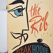1960s The Rib Steakhouse Restaurant Menu 399 Riverside Street Hotel Ottawa CA picture