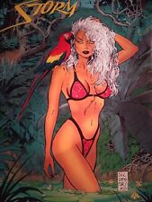Vintage Storm Swimsuit Poster #149 Unopen Silvestri Art 1993 22x34 Marvel Comics picture