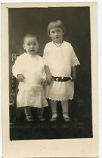 Real Photo Postcard - 2 Cute Children - Boy & Girl  picture