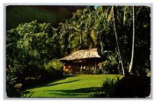 Honolu Hawaii Manoa Valley The Waioli Tea Room Chrome Postcard picture