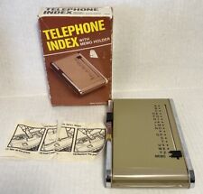 Telephone Index With Memo Holder 1983 Regal Jewelry Co 7270 Retro Address Holder picture