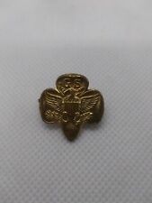 Vintage Rare Girl Scout Membership Trefoil Pin picture