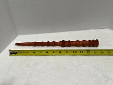 Hand Turned Carved Wood Magic Wand for Witch & Wizard (2) picture