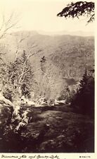 RPPC - Franconia Mts. and Beaver Lake from Mt. Moosilauke Trail - New Hampshire picture