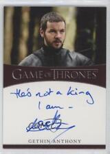 2021 Game of Thrones The Iron Anniversary Series 1 Gethin Anthony Auto 8gd picture