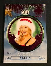 2019 Benchwarmer AUDREY ALEEN ALLEN Holiday Archive ORNAMENT Pink/5 PLAYBOY Sexy picture
