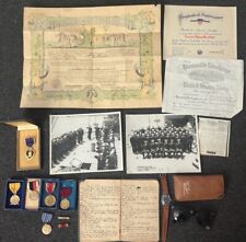 WW2 US NAVY lot medals  USS VIBURNUM  ray ban sunglasses watch WAR DIARY rare picture