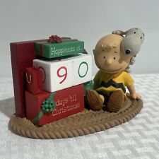 2012 Hallmark Peanuts Charlie Brown Snoopy Christmas Countdown Calendar preowned picture