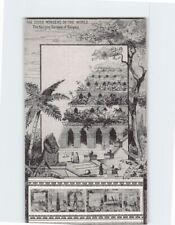 Postcard Hanging Gardens of Babylon Seven Wonders of the World picture