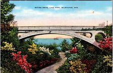 Milwaukee WI-Wisconsin, Ravine Drive, Lake Park, Vintage Postcard picture