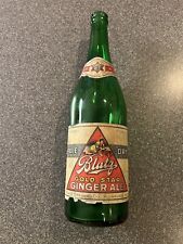 Vintage 1920s BLATZ Gold Star Ginger Ale 24 oz Bottle Paper Label Beer Brewing picture