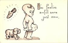 I'm Feelin Awful Sore Just Now Vintage Comic Postcard Standard View Card picture