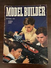 Model Builder 1941 October Lionel Magazine Railroad Vintage Train picture