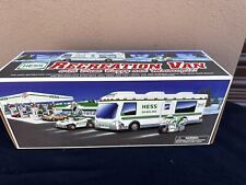 1998 HESS Truck Recreation Van With Dune Buggy And Motorcycle Brand New In Box picture
