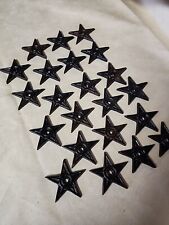 Cast Iron Small Star VINTAGE  2.75 Inch  Architectural Salvage Wall Anchor  picture