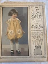 1920s Antique The New McCall Pattern 3374 Size 1 Year picture