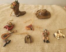 Lot Of Western Christmas Ornaments picture