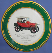 VINTAGE FRENCH SHELL RETRO CAR LITHO TOLE TIN PLATE picture