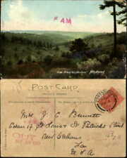 Undershaw Hindhead hills Sussex England UK valleys mailed 1907 vintage postcard picture