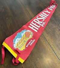 Vintage 26” Felt Pennant ‘Hershey Park’ Sports Arena Hershey, PA picture