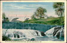 Postcard: GWYNN'S FALLS AND EDMONSON AVE, BRIDGE, BALTIMORE, MD. picture
