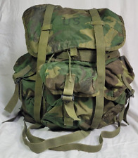 US ARMY ISSUE WOODLAND CAMO/CAMOUFLAGE ALICE PACK RUCK BACKPACK (NO STRAPS) picture