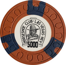 Horseshoe Club $5,000 Casino Chip - Las Vegas, NV - Obsolete - Excellent Cond. picture