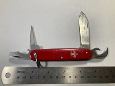 Vintage Red Imperial BOY SCOUTS Made In USA Bailed Camp Folding Pocket Knife picture