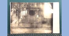 1915 antique RPPC PHOTO york pa LADY & HOUSE w LETTER to RINEHART gettysburg pa picture