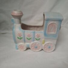 Vtg Train Baby Nursery Planter w Music Box WORKS by Sanyko in Japan Parma by AAI picture