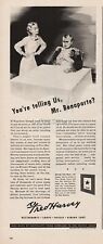 1944 Fred Harvey Restaurants Shops Train Dining Car WWII Napoleon Bonaparte Ad picture