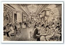 c1930's Ye Eat Shoppe Restaurant Dining Room New York NY Vintage Postcard picture