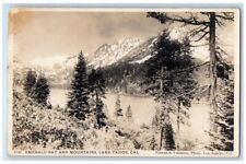 c1920's Emerald Bay Mountains View Lake Tahoe California CA RPPC Photo Postcard picture